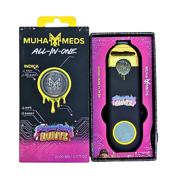 Muha Med 2g Disposable | Solvent-Free THC Vape Pen no STeMs Muha Med 2g Disposable | Solvent-Free THC Vape Pen no STeMs