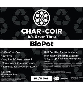 Char Coir Bio Pot