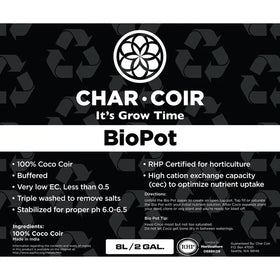 Char Coir Bio Pot