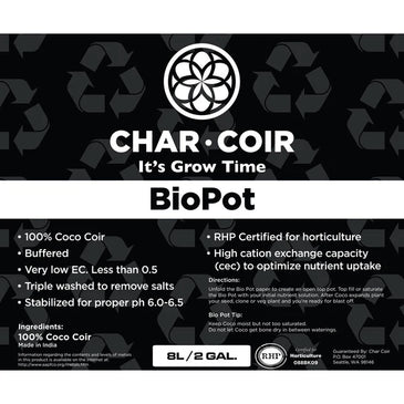 Char Coir Bio Pot